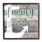Stupell Industries Family Anchor through Storm Motivational Phrase Wood Grain ,12" x 12"